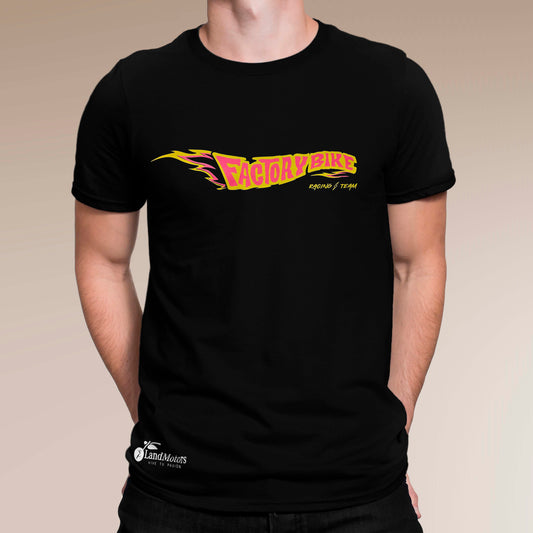 Camiseta de manga corta / negra