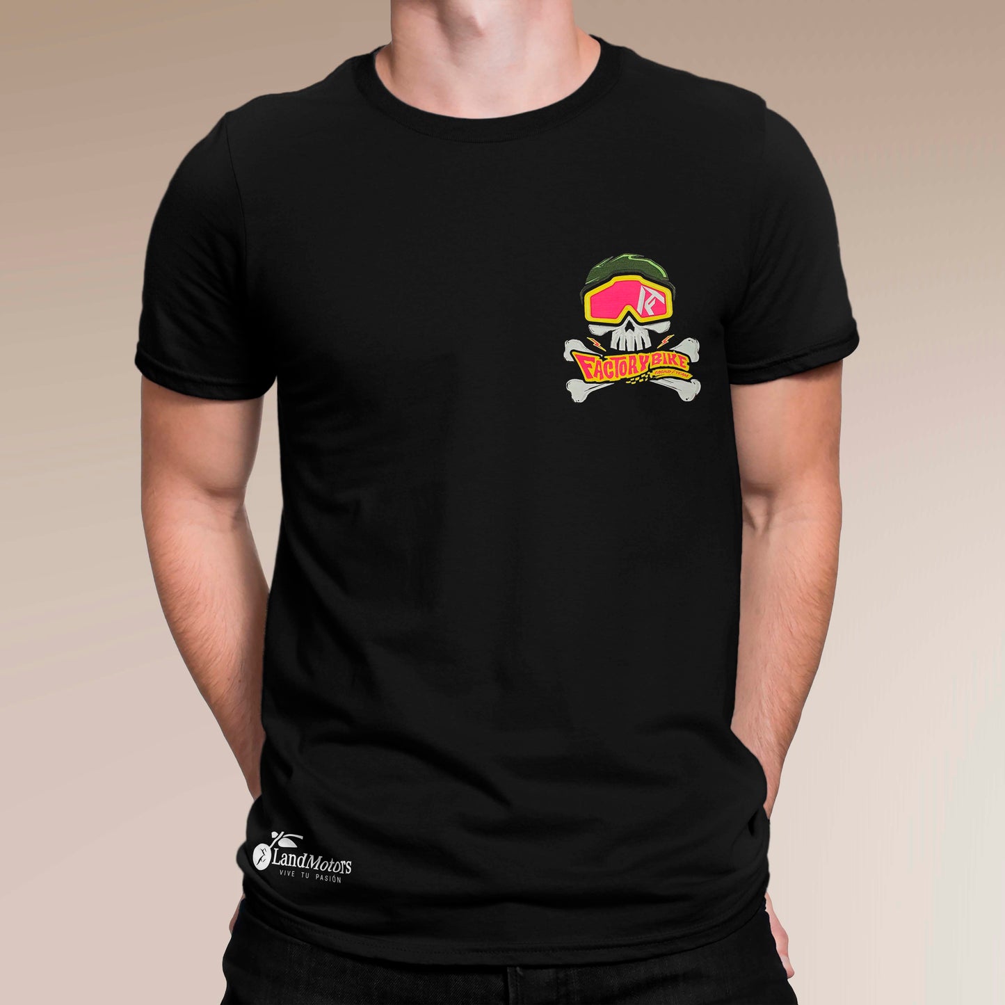 Camiseta manga corta / Negra